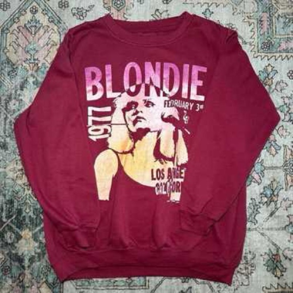 Blondie‎ graphic crew neck size large NWOT